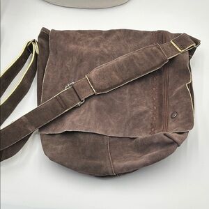Ben Sherman Brown Suede Men's Messenger Bag